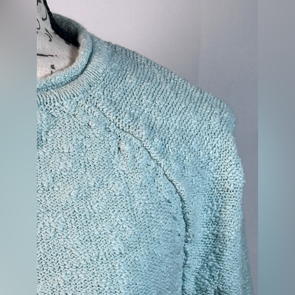 L.L. Bean Women's Crew Neck Sweater - Light Green - Picture 3 of 11